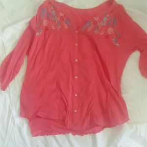 Women's button down top size XL